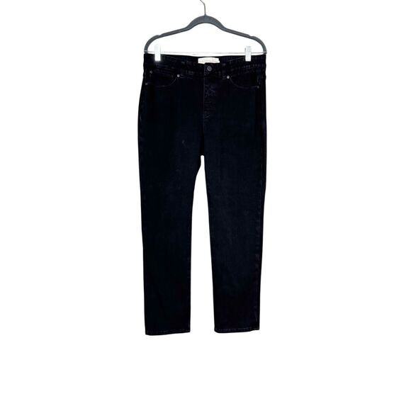 Soft Surroundings black pull on jeans size MP - Picture 1 of 12
